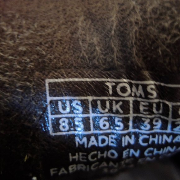 Toms Brown Suede Kala Desert Wedge Lace Up Booties 8.5 - Picture 9 of 9